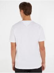 Tommy Hilfiger Bílé pánské tričko Tommy Hilfiger M