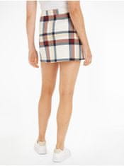 Calvin Klein Krémová dámská kostkovaná sukně Tommy Hilfiger S