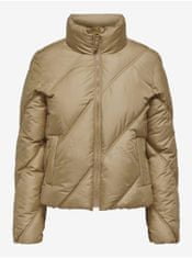 Jacqueline de Yong Béžová dámská prošívaná zimní bunda JDY Verona XS