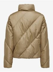 Jacqueline de Yong Béžová dámská prošívaná zimní bunda JDY Verona XL