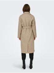 Jacqueline de Yong Béžový dámský kabát JDY Viola XL