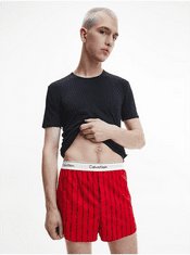 Calvin Klein Sada pánského trička a trenýrek v černé a červené barvě Calvin Klein Underwear S