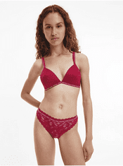 Calvin Klein Červená dámská krajková podprsenka Calvin Klein Underwear S