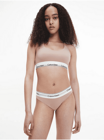 Calvin Klein Béžová dámská podprsenka Calvin Klein Underwear