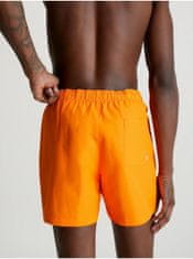 Calvin Klein Oranžové pánské plavky Calvin Klein Underwear S