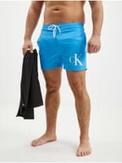 Calvin Klein Sada pánských plavek v modré barvě a ručníku Calvin Klein Underwear S
