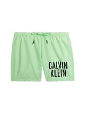 Calvin Klein Světle zelené pánské plavky Calvin Klein Underwear Intense Power-Medium Drawstring XXL