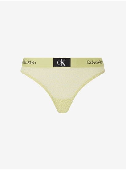 Calvin Klein Světle žlutá dámská tanga Calvin Klein Underwear
