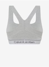Calvin Klein Světle šedá dámská sportovní podprsenka Calvin Klein Underwear L