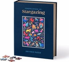 Galison Metalické puzzle Souhvězdí 101: Pozorování hvězd 500 dílků