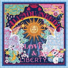 Galison Čtvercové puzzle Liberty: Síla lásky 4x200 dílků