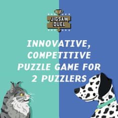 Puzzle Duel Domácí mazlíčci: Kočky vs psi 2x70 dílků