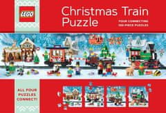 Chronicle Books Puzzle LEGO Vánoční vlak 4x100 dílků