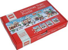 Chronicle Books Puzzle LEGO Vánoční vlak 4x100 dílků