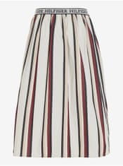 Tommy Hilfiger Krémová holčičí pruhovaná midi sukně Tommy Hilfiger 140