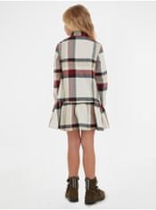 Tommy Hilfiger Krémové holčičí kostkované košilové šaty Tommy Hilfiger 160