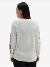 Vans Krémové dámské tričko s dlouhým rukávem VANS Trippy Floral S