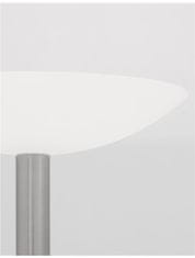 Nova Luce NOVA LUCE stojací lampa ROCCO nikl satén kov a akryl matné bílé sklo LED 30W 230V 3000K IP20 stmívatelné 9020301