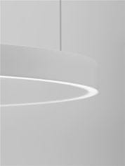 Nova Luce NOVA LUCE závěsné svítidlo ELOWEN bílý hliník a silikon LED 80W 3000K stmívatelné 9345663
