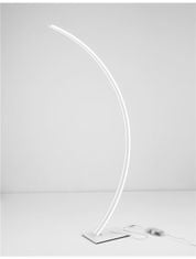 Nova Luce NOVA LUCE stojací lampa BRETON bílý hliník a akryl LED 40W 230V 3000K IP20 stmívatelné 9348074