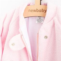 NEW BABY Kojenecký froté spací pytel medvídek růžový - 80 (9-12m)