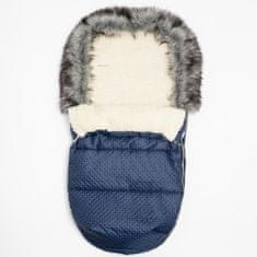 NEW BABY Zimní fusak Lux Wool blue