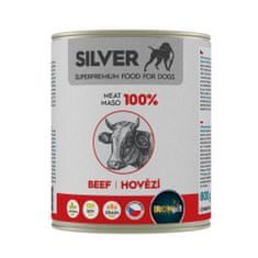IRONpet Silver Dog Hovězí 100% masa, konzerva 800 g