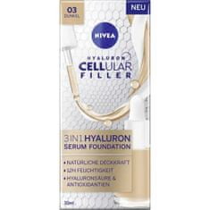 Cellular Filler 3v1 Hyaluron Serum Foundation podkladová báze na obličej 03 Dunkel 30ml