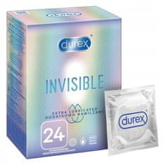 Durex Invisible kondomy extra vlhčené 24 ks tenké