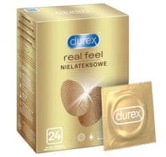 Durex kondomy Real Feel bez latexu 24 ks bez latexu