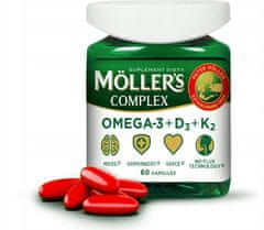 Komplexní doplněk stravy Omega-3 + D3 + K2 60 kapslí