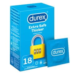 Durex Extra Safe 18 ks silnějších lubrikovaných kondomů