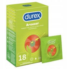 Durex Arouser 18 pruhovaných kondomů