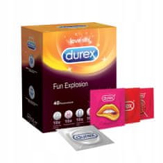 Durex Fun Explosion mix kondomů sada 40 ks