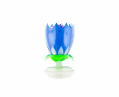 GoDan Dortová fontána květina hrající modrá -