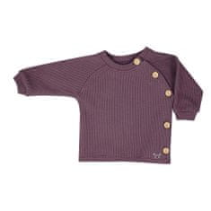 KOALA Kojenecké tričko s dlouhým rukávem Pure purple - 62 (3-6m)