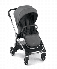 Mamas&Papas Strada kočárek 2v1 Grey Mist + adaptéry+ autosedačka CabrioFix autosedačka Select Grey