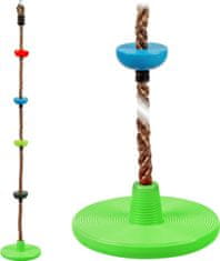 Dětské šplhací lano s disky LUMOIR barevné
