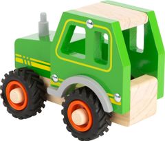 Small foot Dřevěný traktor LIBERO zelený
