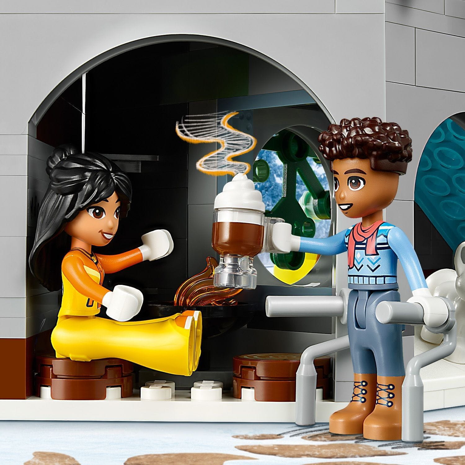 LEGO Friends 41756 Lyžařský resort s kavárnou