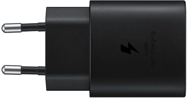 Levně Samsung EP-T2510NBEGEU 25W Fast Charger bez kabelu, černý