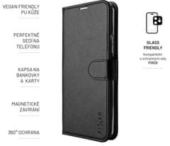 FIXED Pouzdro typu kniha Opus pro Samsung Galaxy S23 FE, černé (FIXOP3-1214-BK)
