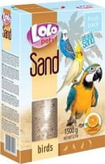 LOLO LOLOpets pomerančový písek pro ptáky 1500 g