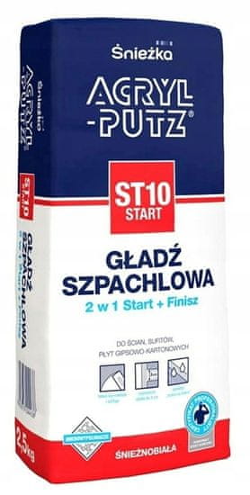 Śnieżka Sádrová vyrovnávací hmota ST10 start 2,5 kg