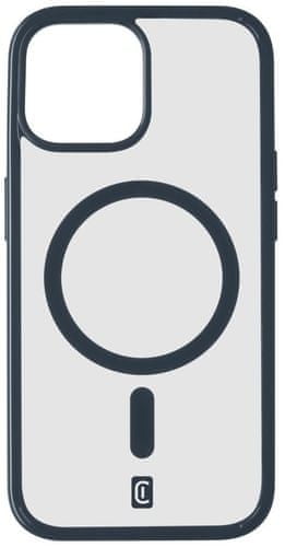 zadní kryt ochranný Cellularline Zadní kryt Pop Mag s podporou Magsafe pro Apple iPhone 15, čirý / modrý POPMAGIPH15B