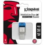 Kingston Čtečka karet MobileLite DUO 3C USB3.1 + Typ C, microSDHC/SDXC