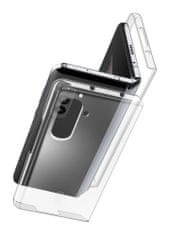 CellularLine Zadní kryt s ochranným rámečkem Cellularline Clear Duo pro Samsung Galaxy Z Fold5 CLEARCSGALZFOLD5T, čirý