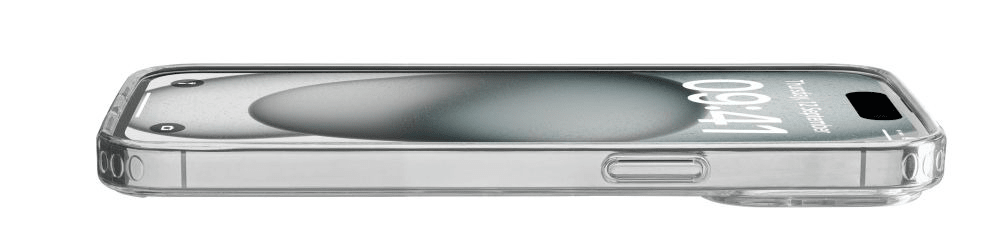 Levně CellularLine Zadní čirý kryt s ochranným rámečkem Clear Duo pro Apple iPhone 15 Plus CLEARDUOIPH15MAX