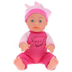 Nobo Kids  Baby Doll Sleepyhead 30 cm - malina