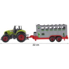 Nobo Kids  Zemědělské stroje traktor s přívěsem pro zvířata